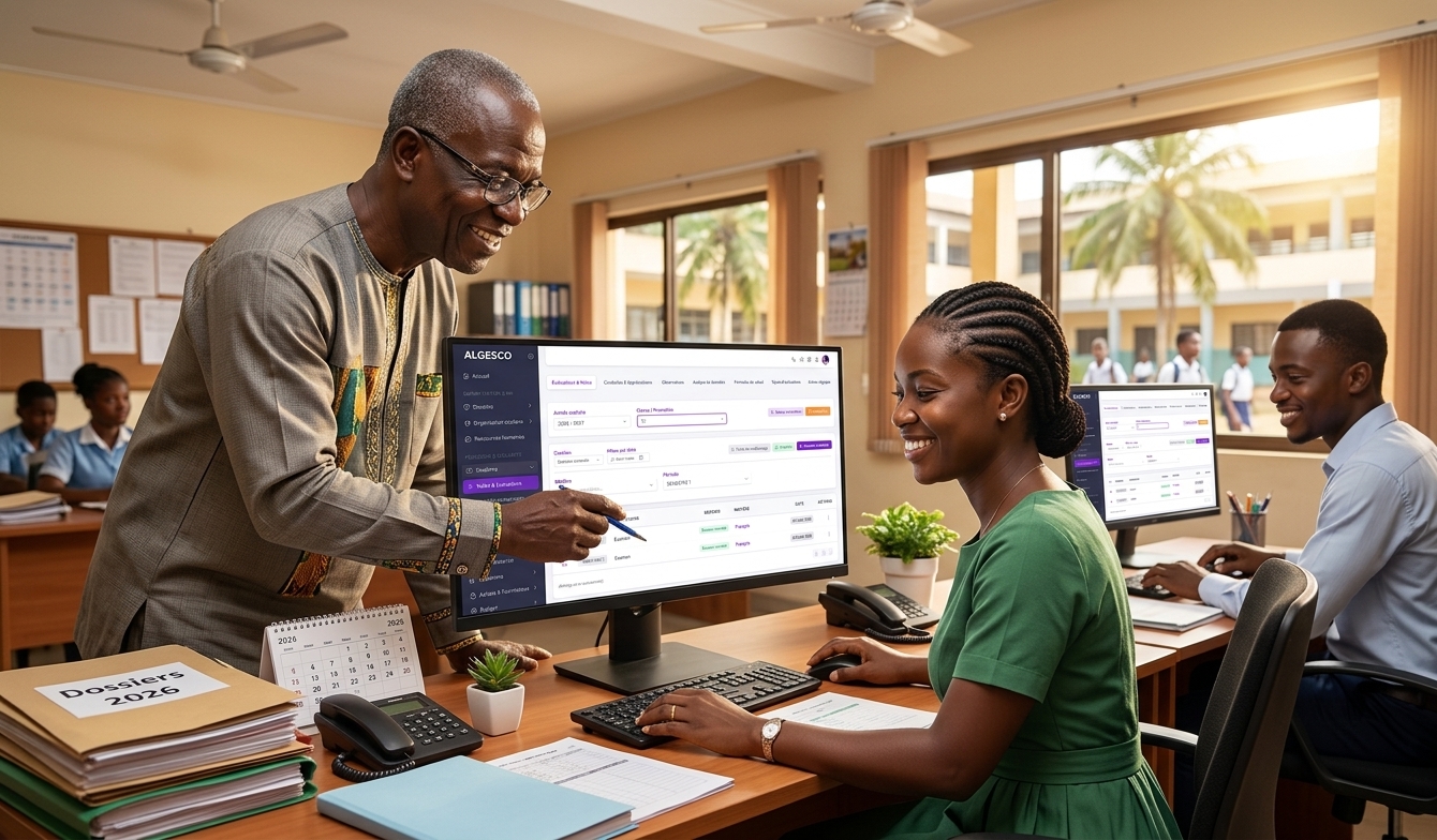 Administration et direction scolaire heureuse avec ALGESCO